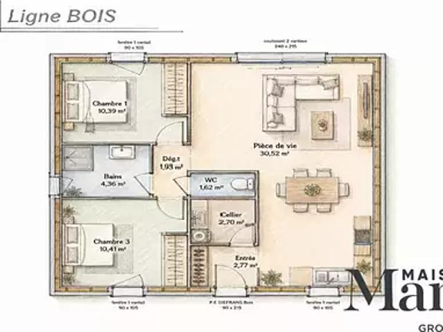 Achat maisons Digne les Bains 2 pièces