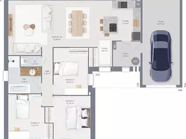 Achat maisons Douvrin 5 pièces