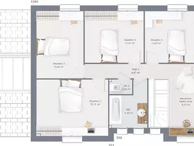 Achat maisons Drocourt 8 pièces