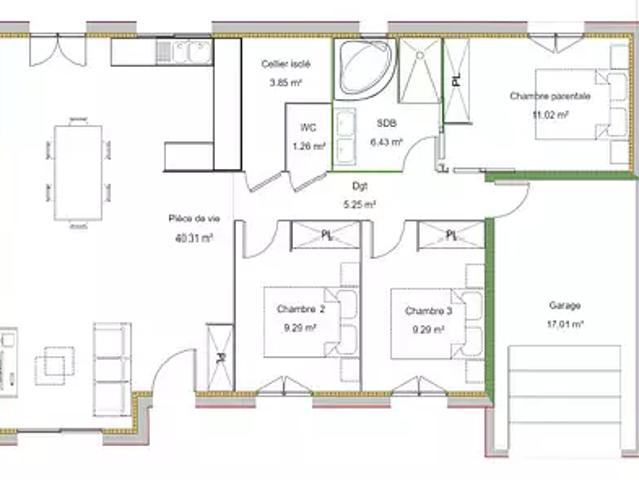 Achat maisons Francheleins 4 pièces