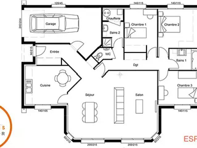 Achat maisons Froideconche 4 pièces