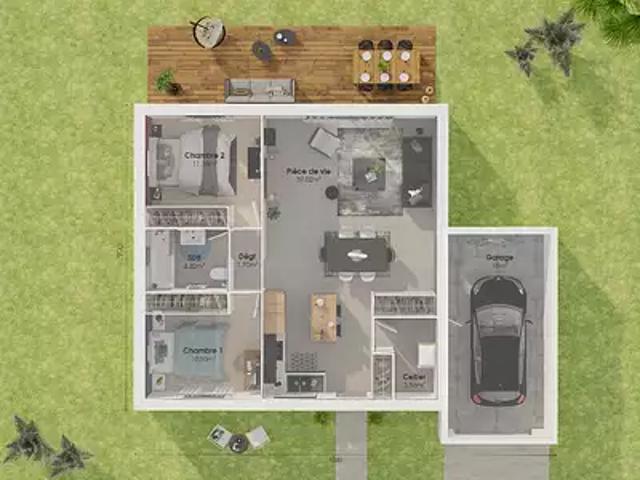 Achat maisons Gallardon 3 pièces