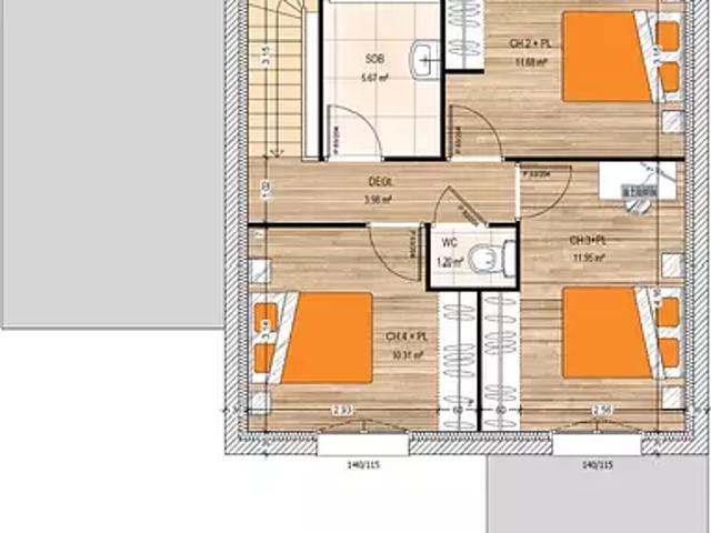 Achat maisons Huillé Lézigné 6 pièces