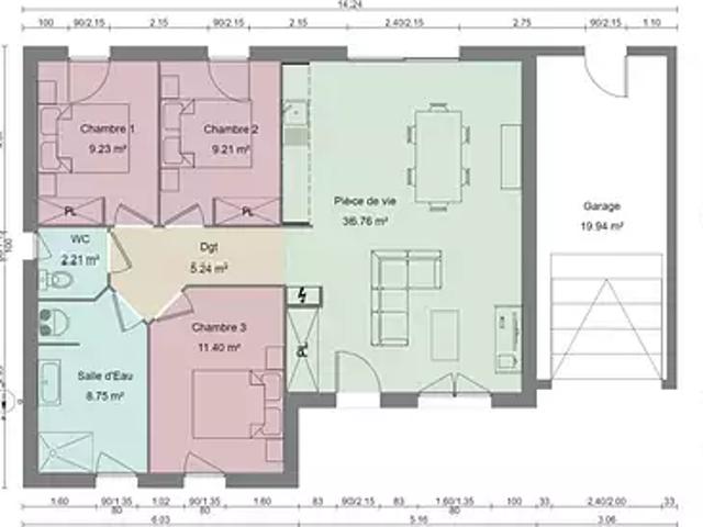 Achat maisons Heucourt Croquoison 5 pièces