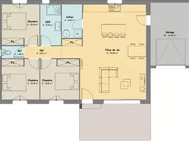 Achat maisons Juillan 4 pièces