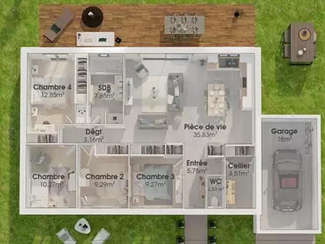 Achat maisons La Harengère 5 pièces