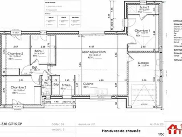 Achat maisons Lachambre 4 pièces