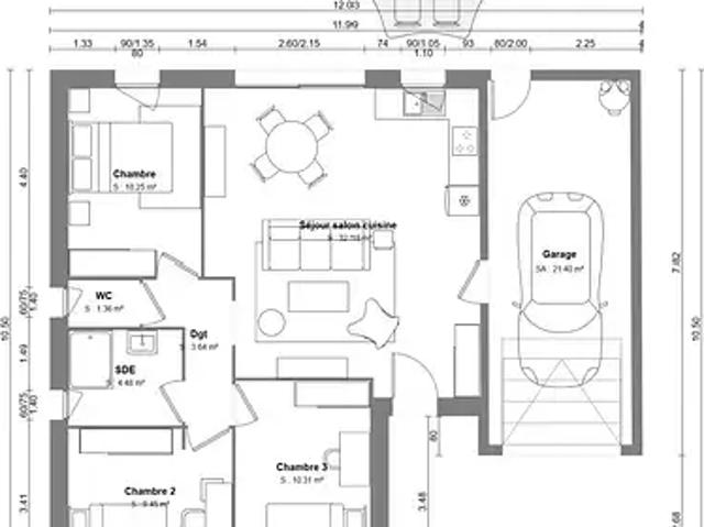 Achat maisons Lairoux 4 pièces