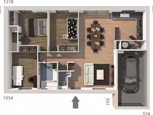 Achat maisons Laudun l'Ardoise 4 pièces