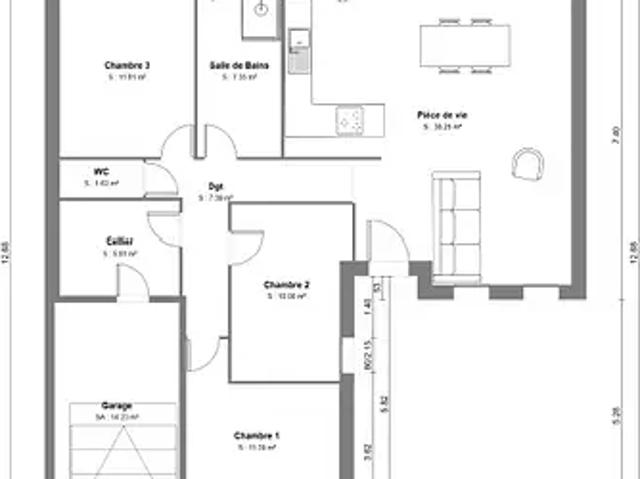 Achat maisons Le Dézert 4 pièces