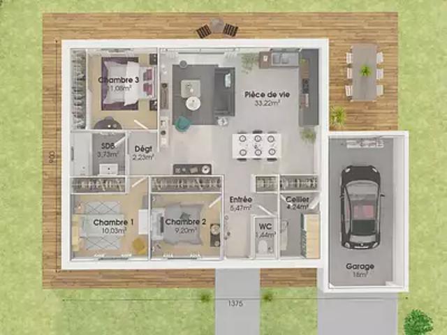Achat maisons Loupian 4 pièces