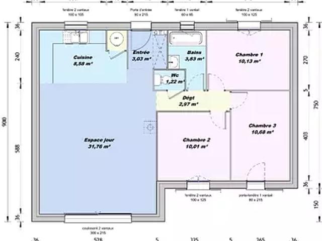 Achat maisons Plan d'Orgon 4 pièces