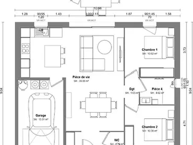 Achat maisons Port Saint Père 2 pièces