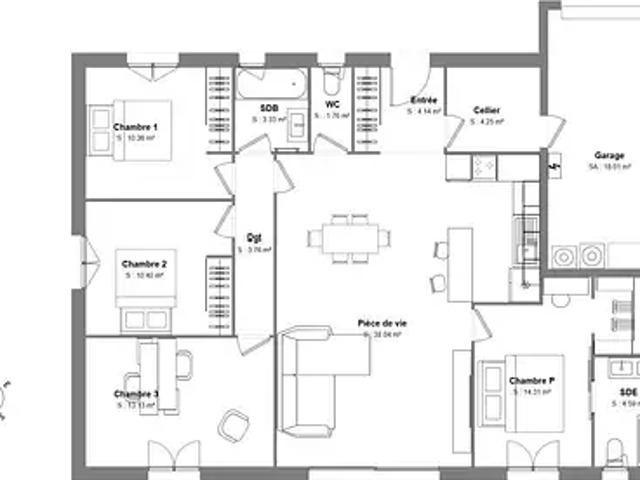 Achat maisons Quarante 5 pièces