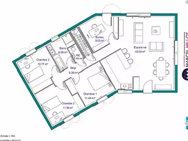 Achat maisons Razès 6 pièces