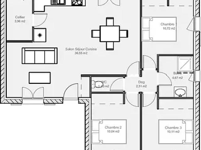 Achat maisons Saint Martial de Valette 3 pièces