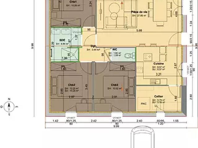 Achat maisons Saint Denis lès Bourg 4 pièces
