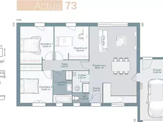 Achat maisons Saint Etienne le Laus 4 pièces