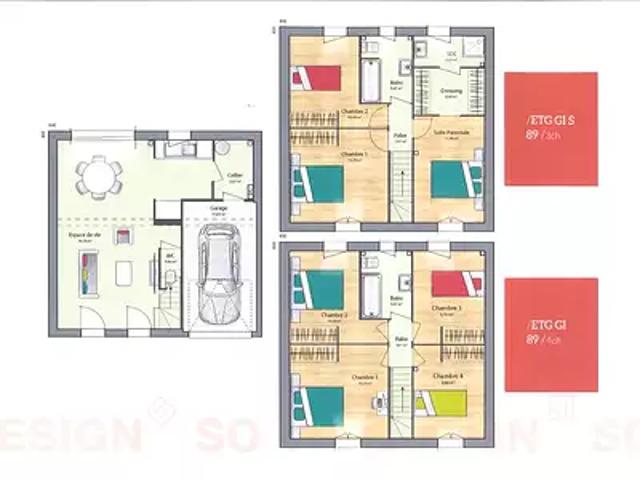 Achat maisons Saint Fargeau Ponthierry 5 pièces