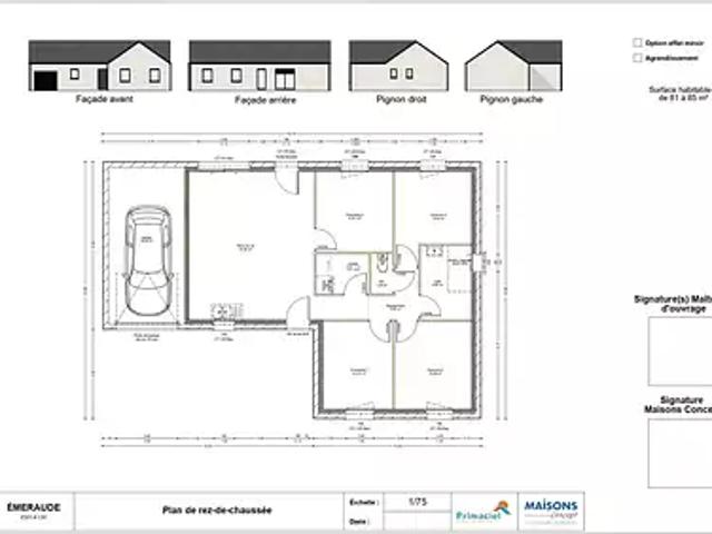 Achat maisons Saint Jean de la Motte 4 pièces