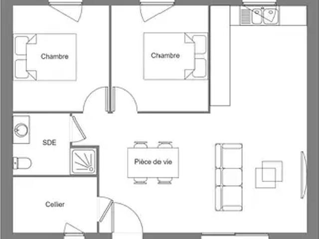 Achat maisons Sérent 3 pièces