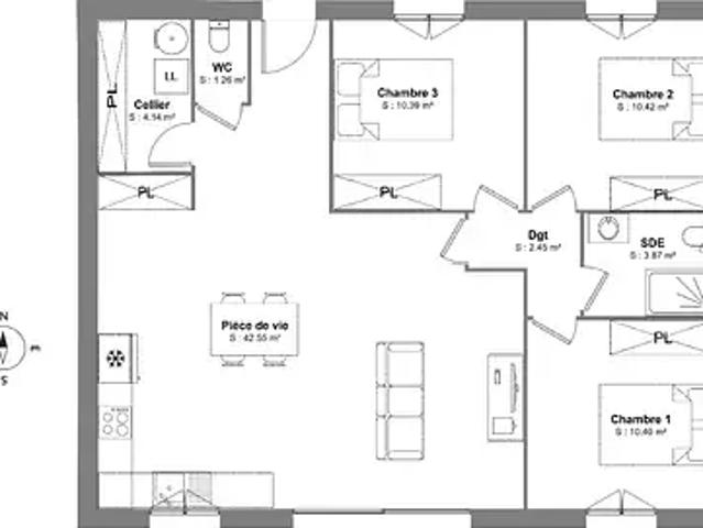 Achat maisons Sérignan 5 pièces
