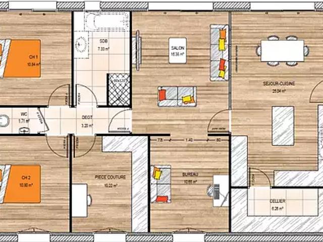 Achat maisons Terranjou 5 pièces