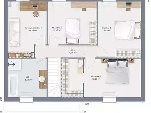 Achat maisons Thun l'Evêque 6 pièces
