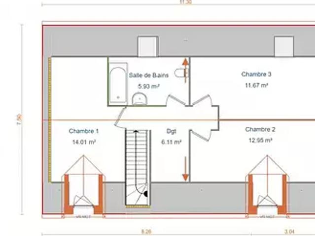Achat maisons Torcy le Petit 5 pièces