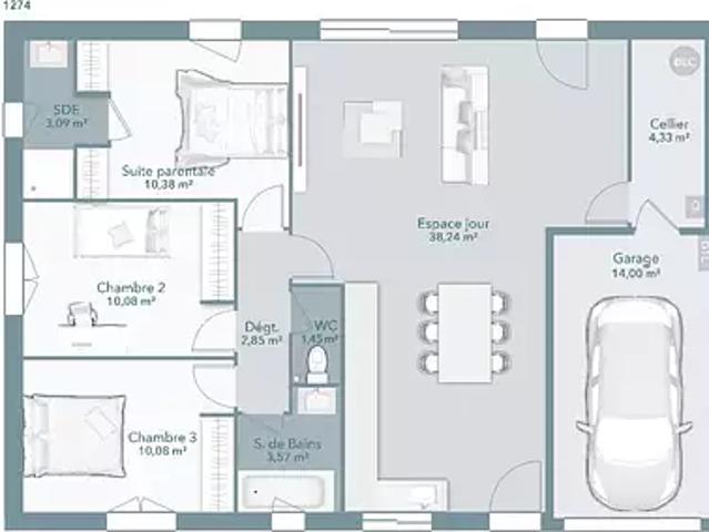 Achat maisons Valflaunès 4 pièces