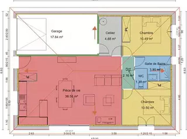 Achat maisons Valréas 3 pièces