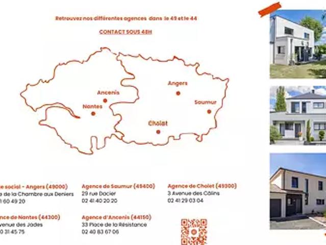 Achat maisons Vaudelnay 3 pièces