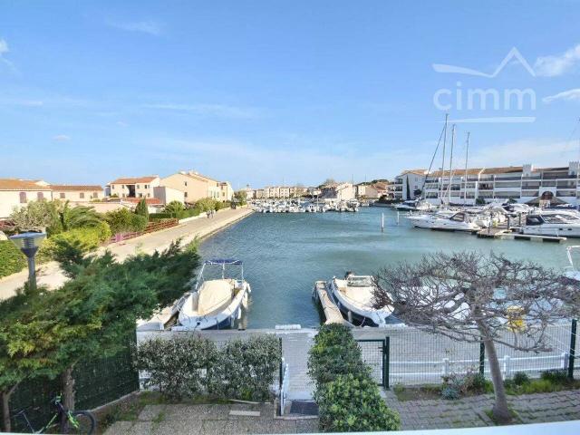 ACHAT ST CYPRIEN PLAGE APPARTEMENT 2 PIECES AU 1ER ETAGE VUE