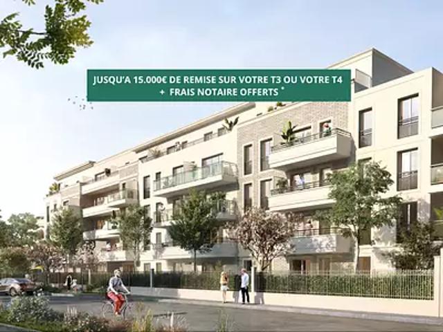 Achères 78260 Programme neuf appartement neuf à vendre t4