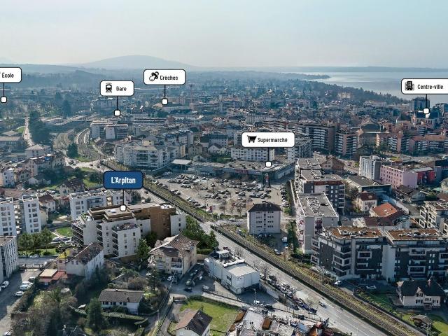 Acheter votre appartement neuf du T2 au T4 40m² Thonon les Bains