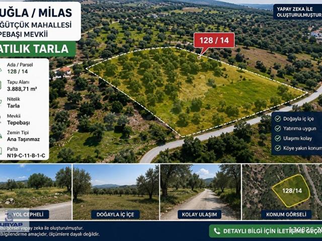 ACİL SATILIK TARLA KAÇIRILMAYACAK FIRSAT