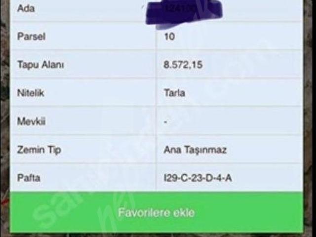 ACİLLLL MAHMATLI BAHÇEDE TEK TAPU 8572 M2 DEGERİNDE OTO TAKASINA AÇIK
