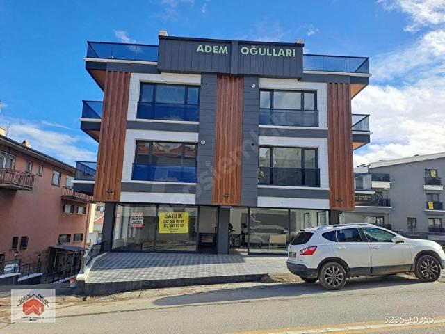 ACIL CADDE ÜZERİ HER NEVİ TİCARETE UYGUN SIFIR BİNADA İKİ KATLI 130 M2 DEPOLU SATILIK DÜKKAN
