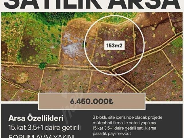 ACR'DEN 15.KAT 3+1 DAİRE GETİRİLİ KAT KARŞILIĞI VERİLMİŞ ARSA