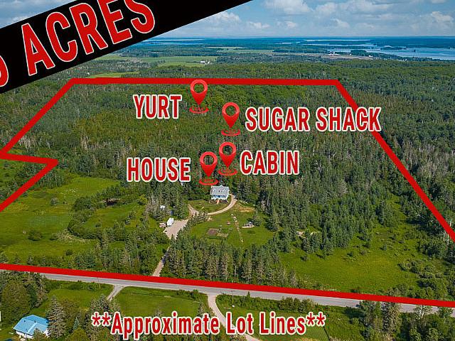 Acreage, House, Yurt, Cabin, Maple Syrup Shack ! Wow!