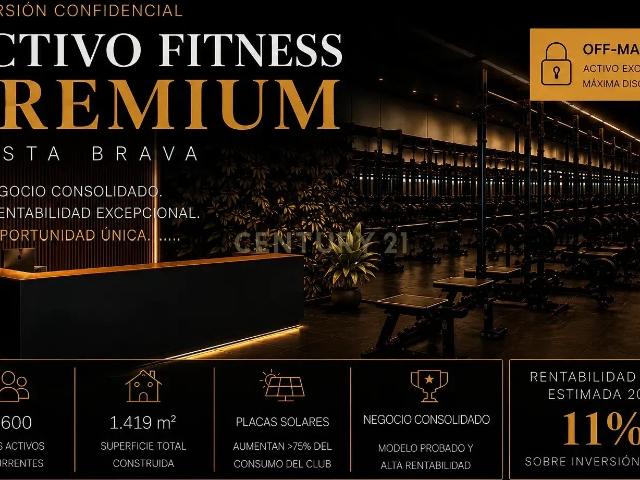 Activo Fitness Premium | Centro de Alto Rendimiento OFF MARKET en Costa Brava