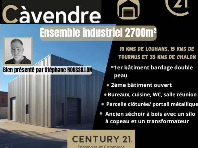 Vente ensemble industriel Tournus Proche Louhans
