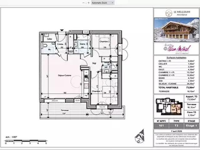 Abondance 74360 Achat / Vente appartement 3 pièces t3