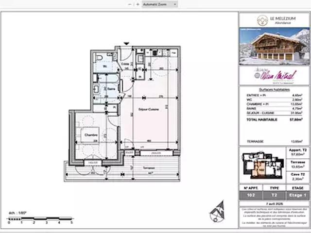 Abondance 74360 Achat / Vente appartement 2 pièces t2