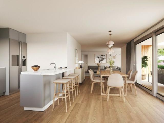 Abby Bryand immobilier présente: L'élégant appartement, idéalement situé à Gland