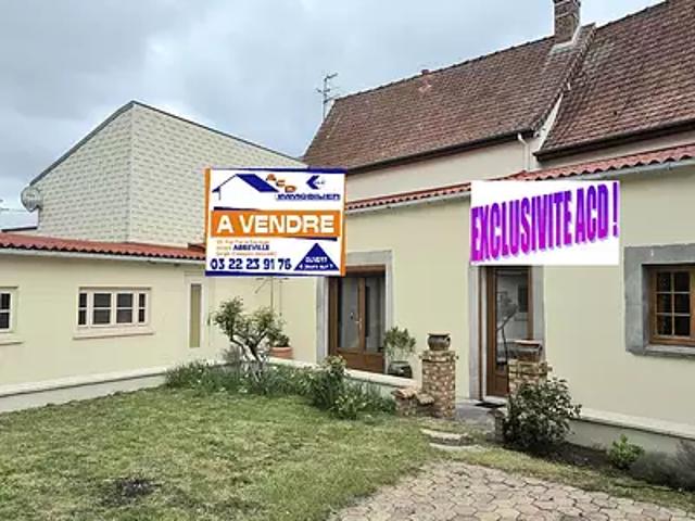 Abbeville 80100 Achat / Vente maison 5 pièces t5