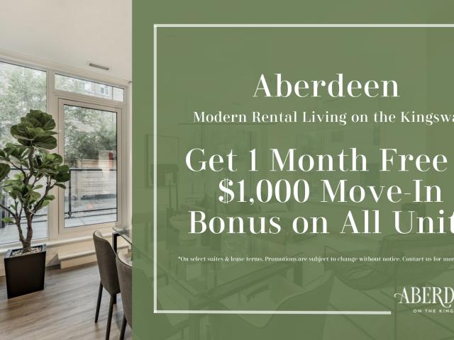 Aberdeen on The Kingsway Lunenberg 709 Apartment for Rent