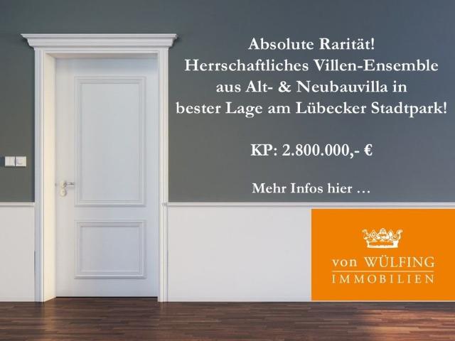Absolute Rarität! Herrschaftliches Villen Ensemble aus Alt & Neubau in bester Lage am Stadtpark!
