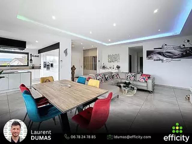 Agnin 38150 Achat / Vente maison 7 pièces t7 piscine terrasse