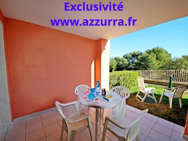 SOUS OFFRE AGAY CAP ESTEREL studio cabine meublé pour 4 personnes avec terrasse et jardin